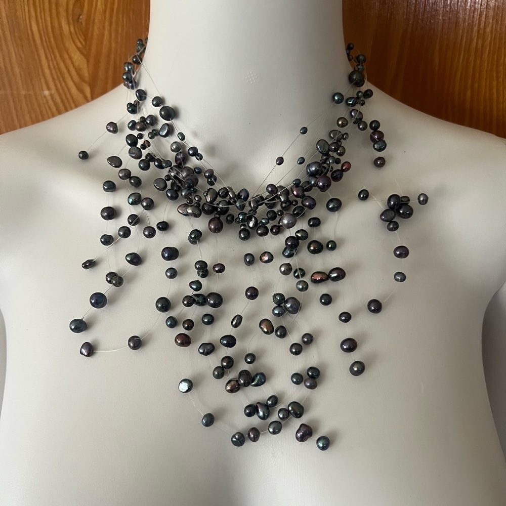 Exquisite Multi-Color Hand Strung Hawaiian Pearl Necklace